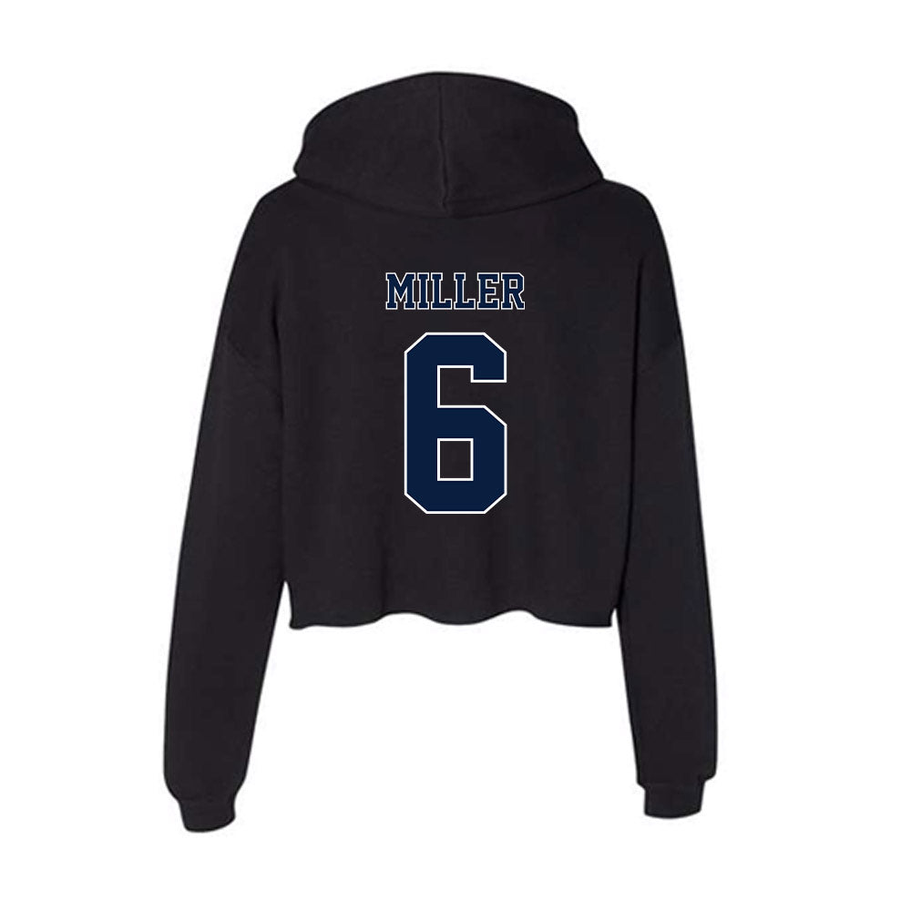 Nevada - NCAA Baseball : Nikolas Miller - Women's Crop Fleece Hoodie-1