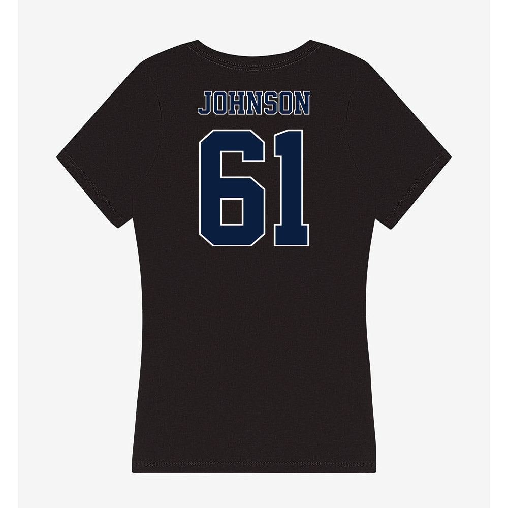 Nevada - NCAA Football : Terrence Johnson - Women's V-Neck T-Shirt-1