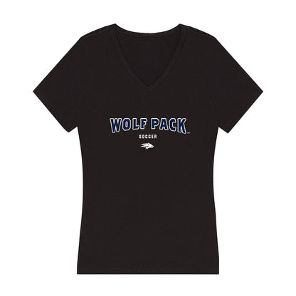 Nevada - NCAA Women's Soccer : Avery Moore - Women's V-Neck T-Shirt-0