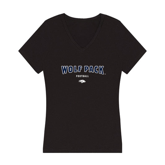 Nevada - NCAA Football : Trace Estes - Women's V-Neck T-Shirt-0