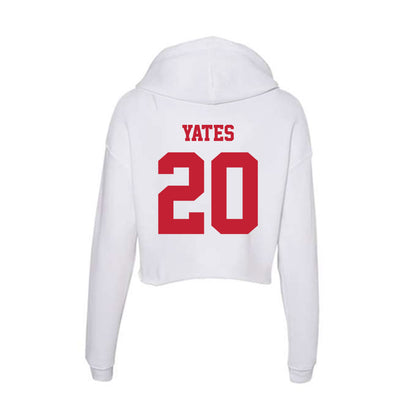 Ball State - NCAA Football : Willizhuan Yates - Classic Shersey Women's Crop Fleece Hoodie-1