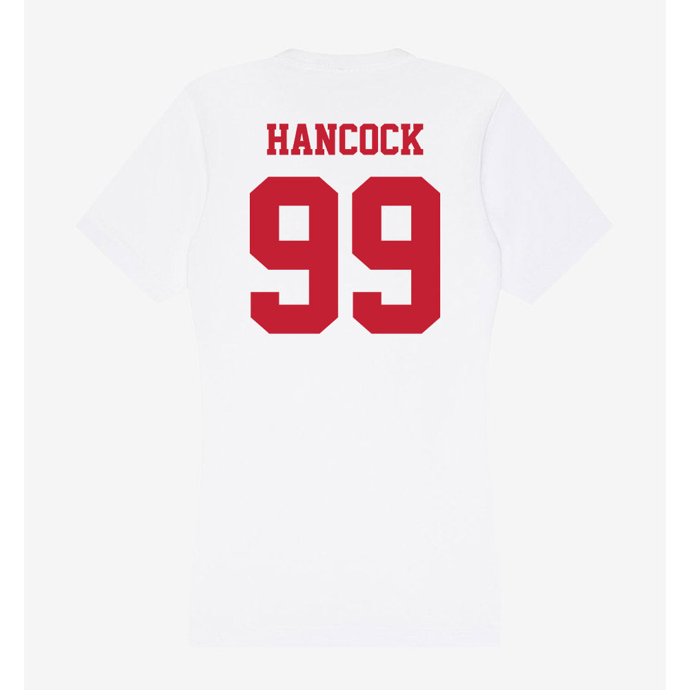 Ball State - NCAA Football : Myles Hancock - Classic Shersey Women's V-Neck T-Shirt-1