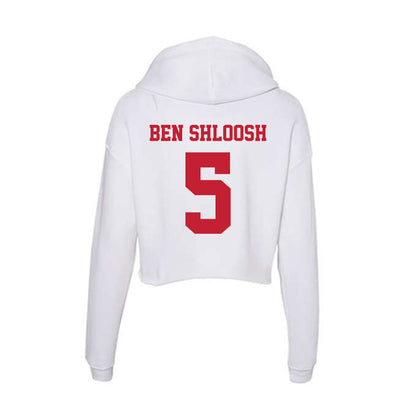 Ball State - NCAA Men's Volleyball : Adir Ben Shloosh - Classic Shersey Women's Crop Fleece Hoodie-1