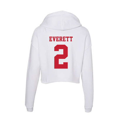 Ball State - NCAA Men's Volleyball : Nicholas Everett - Classic Shersey Women's Crop Fleece Hoodie-1