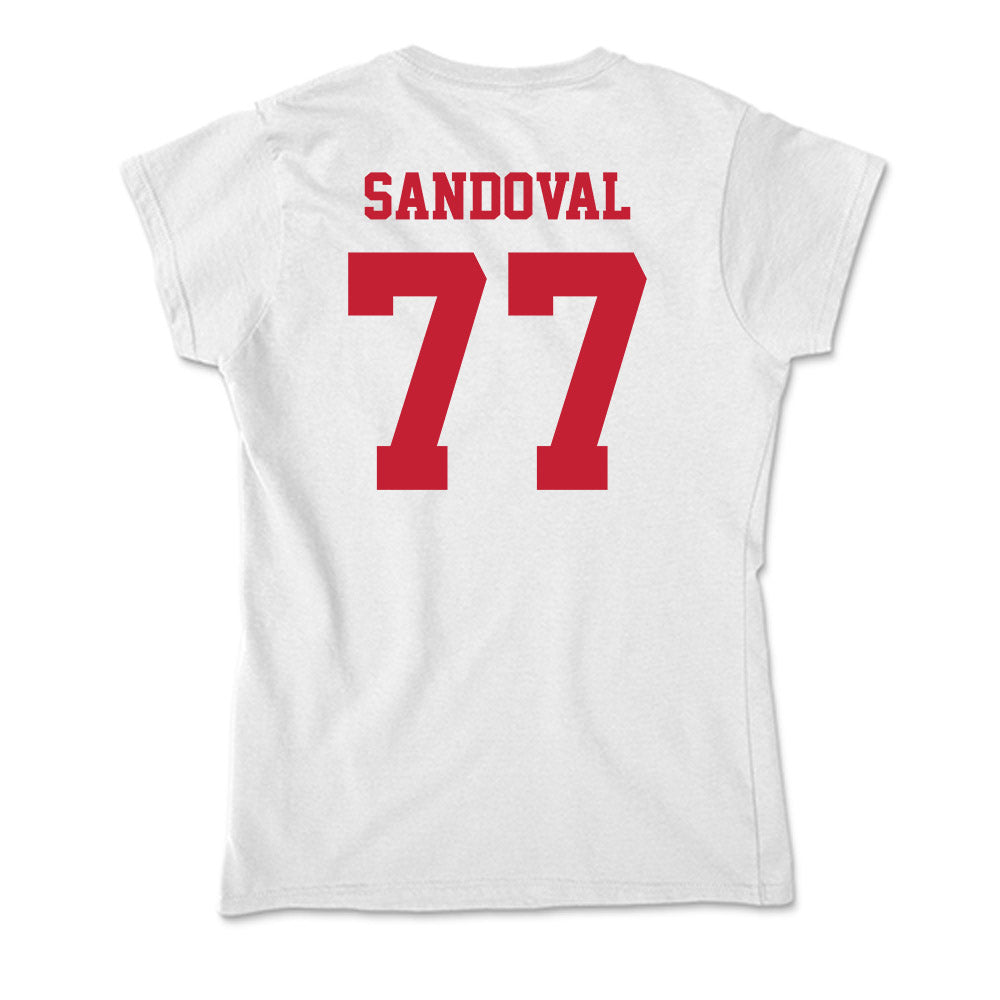 Ball State - NCAA Football : Misael Sandoval - Classic Shersey Soft Style Women’s T-Shirt-1