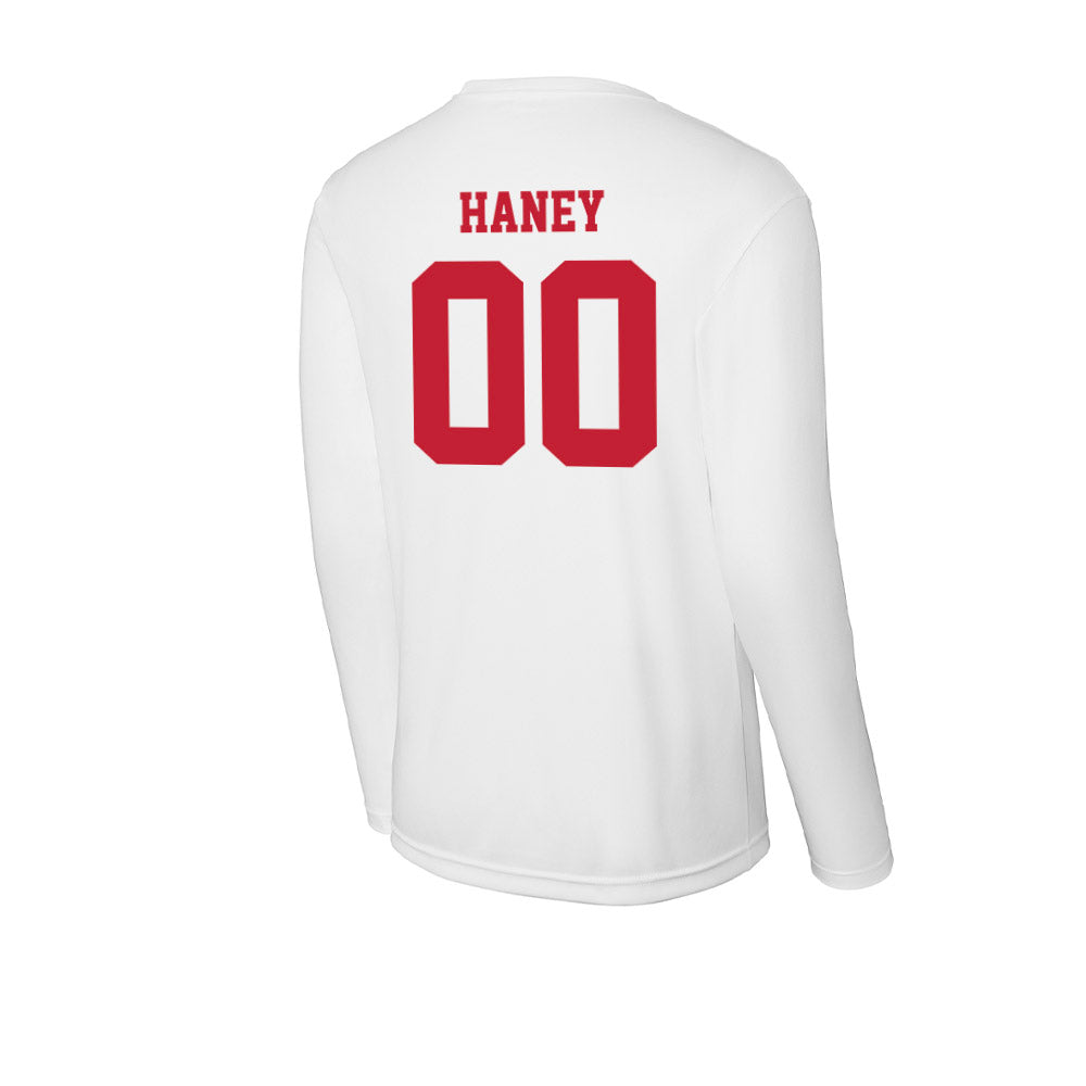 Ball State - NCAA Football : Zion Haney - Classic Shersey Activewear Long Sleeve T-Shirt-1