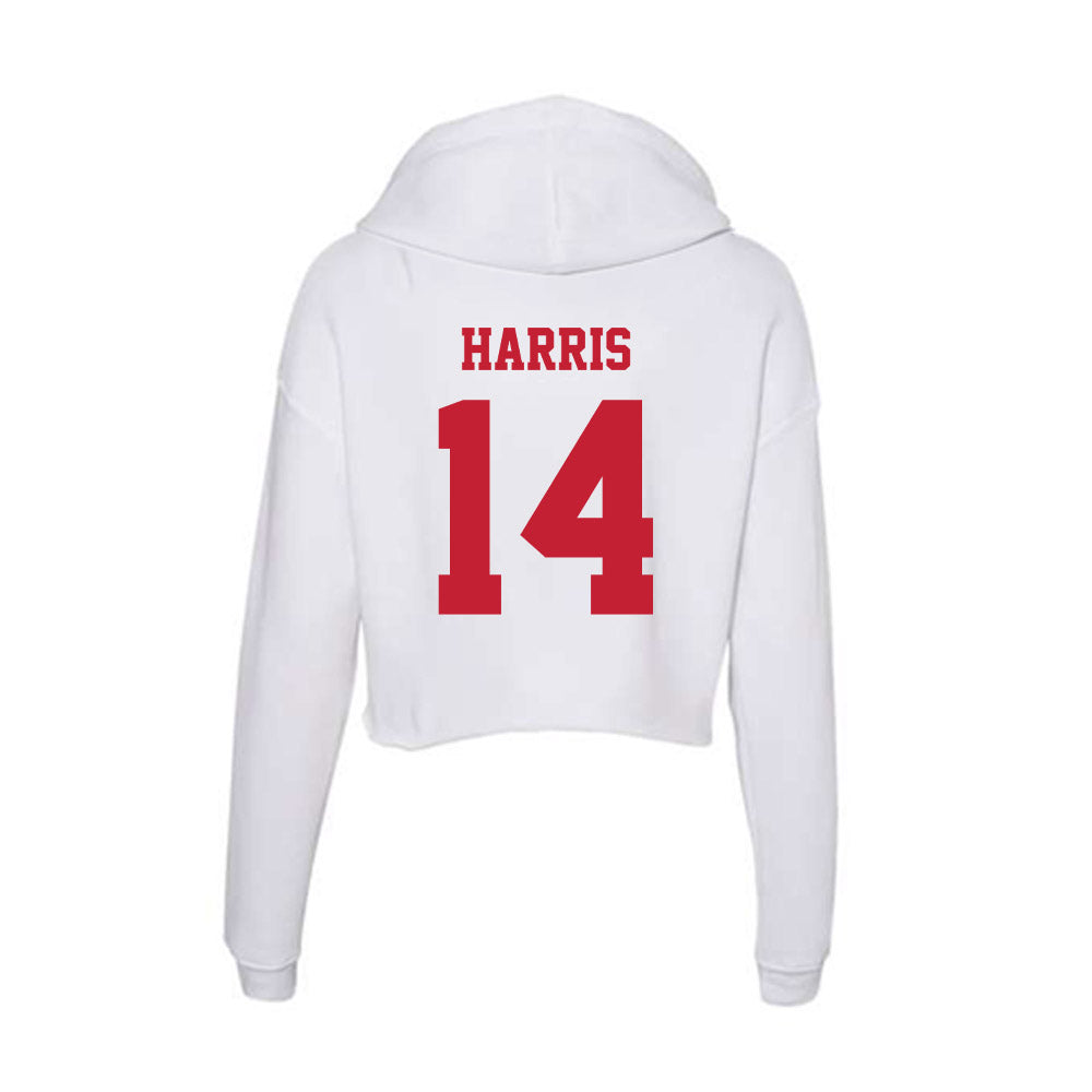Ball State - NCAA Men's Volleyball : Jason Harris - Classic Shersey Women's Crop Fleece Hoodie-1