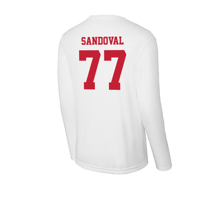 Ball State - NCAA Football : Misael Sandoval - Classic Shersey Activewear Long Sleeve T-Shirt-1