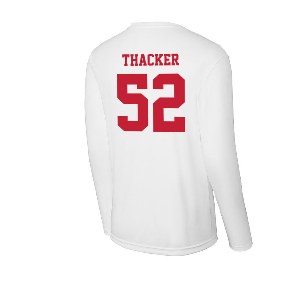 Ball State - NCAA Football : Michael Thacker - Classic Shersey Activewear Long Sleeve T-Shirt-1
