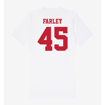 Ball State - NCAA Men's Basketball : Alex Farley - Classic Shersey Women's V-Neck T-Shirt-1