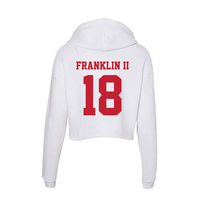 Ball State - NCAA Football : Cedric Franklin II - Classic Shersey Women's Crop Fleece Hooded Sweatshirt-1