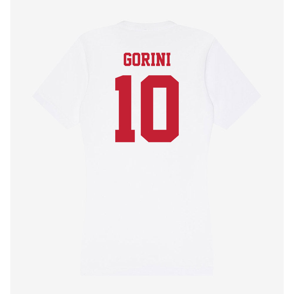 Ball State - NCAA Women's Basketball : Giorgia Gorini - Classic Shersey Women's V-Neck T-Shirt-1