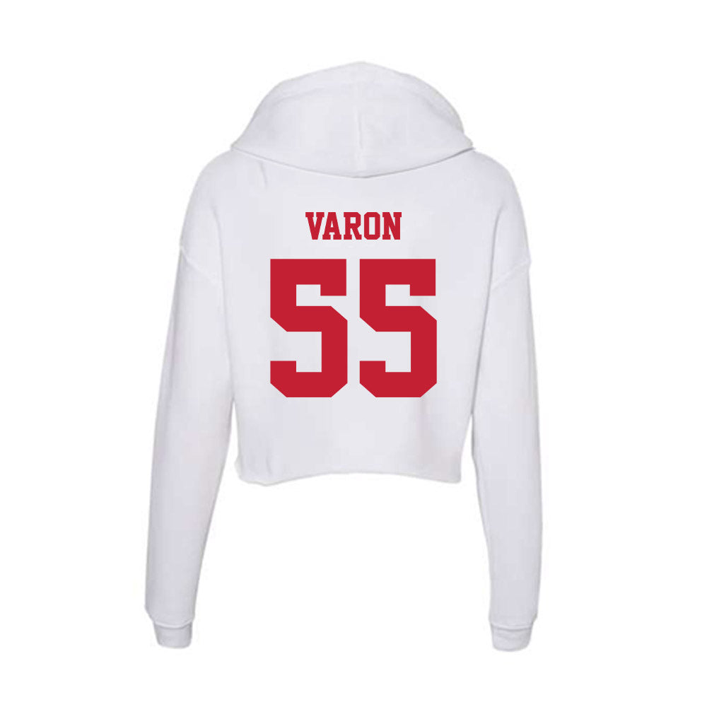 Ball State - NCAA Football : Michael Varon - Classic Shersey Women's Crop Fleece Hoodie-1