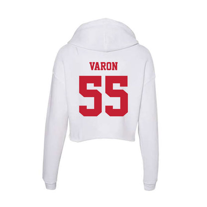 Ball State - NCAA Football : Michael Varon - Classic Shersey Women's Crop Fleece Hoodie-1