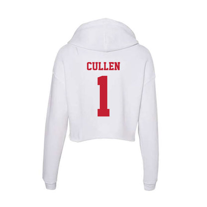 Ball State - NCAA Softball : Ayvah Cullen - Classic Shersey Women's Crop Fleece Hoodie-1