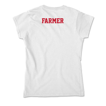 Ball State - NCAA Men's Swimming & Diving : Ryan Farmer - Classic Shersey Soft Style Women’s T-Shirt-1