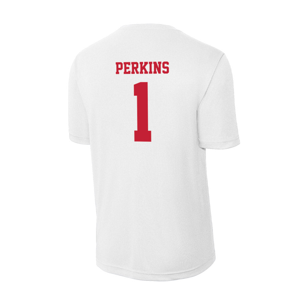 Ball State - NCAA Baseball : Maalik Perkins - Classic Shersey Activewear T-Shirt-1