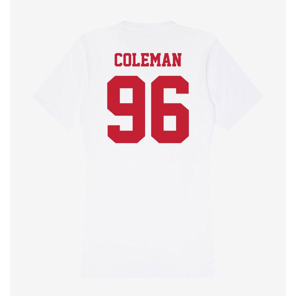 Ball State - NCAA Football : Joshua Coleman - Classic Shersey Women's V-Neck T-Shirt-1