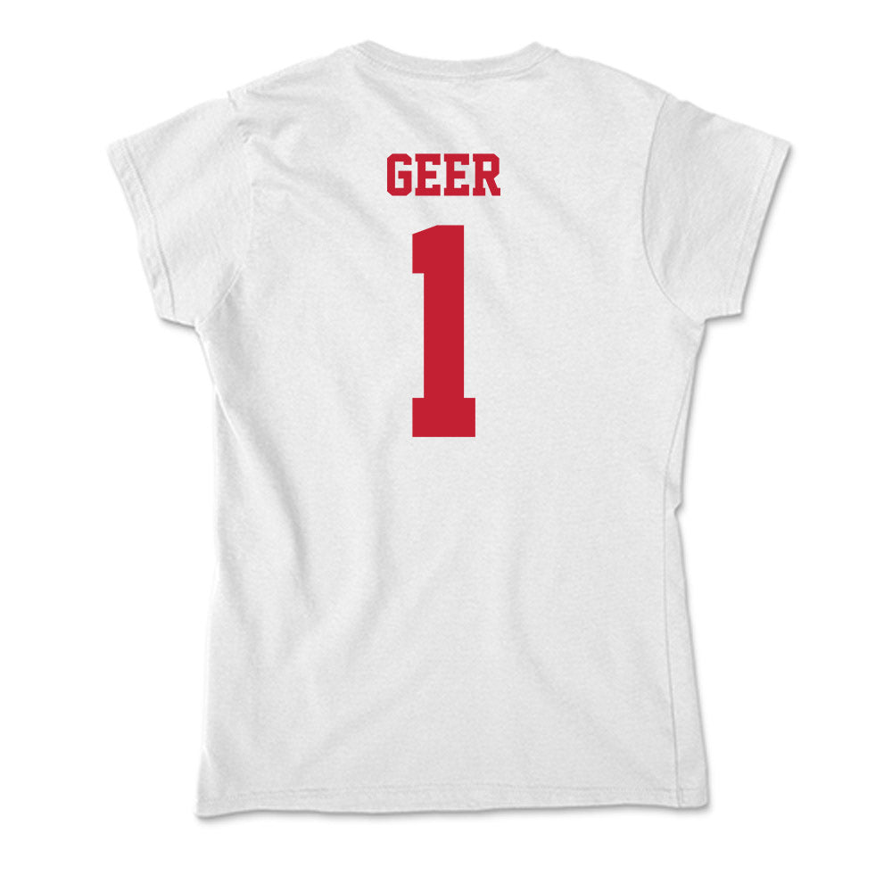 Ball State - NCAA Women's Volleyball : Audrey Geer - Classic Shersey Soft Style Women’s T-Shirt-1