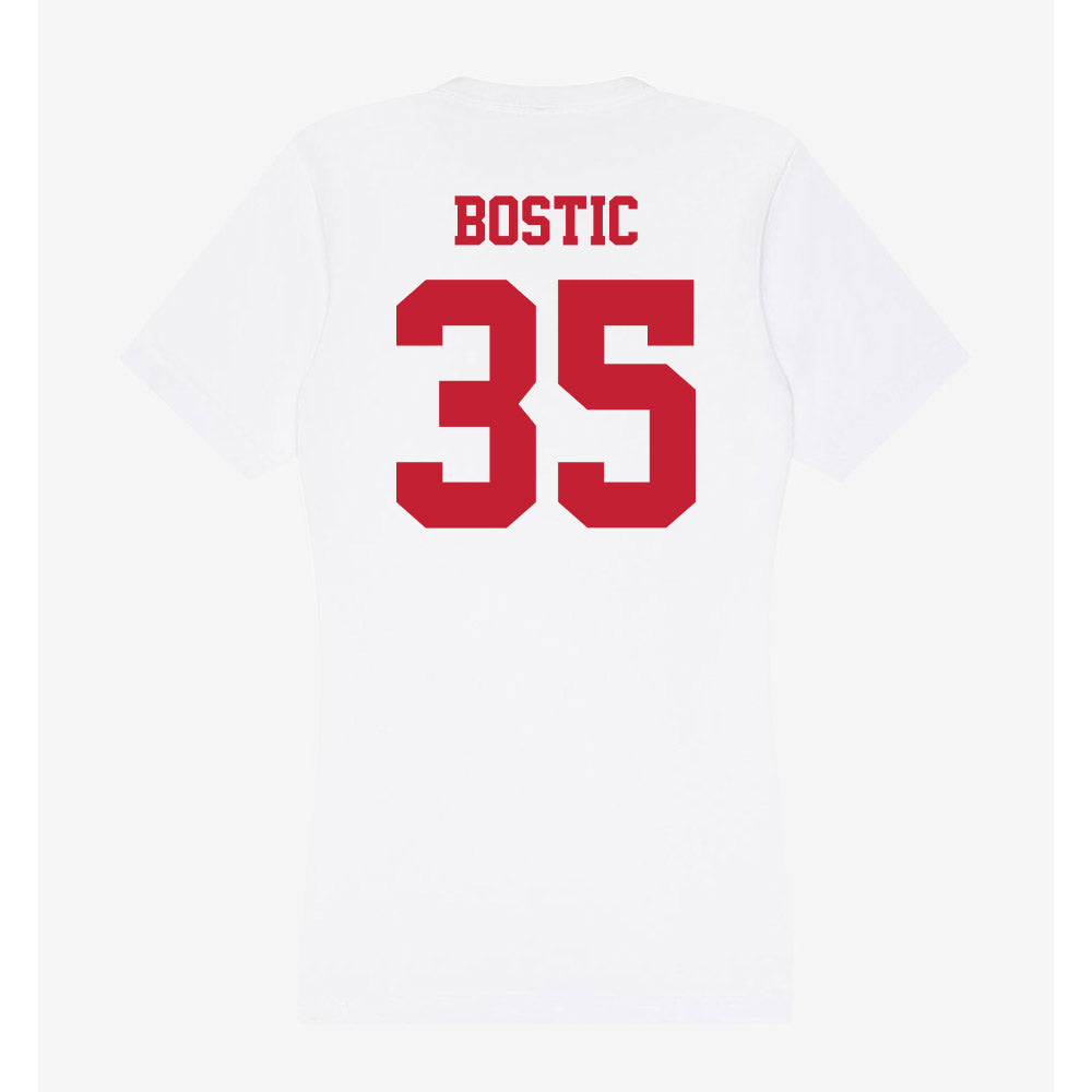 Ball State - NCAA Football : Drew Bostic - Classic Shersey Women's V-Neck T-Shirt-1