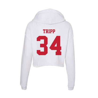 Ball State - NCAA Football : Coby Tripp - Classic Shersey Women's Crop Fleece Hoodie-1