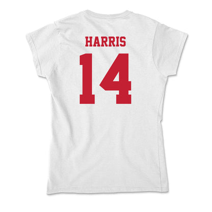 Ball State - NCAA Men's Volleyball : Jason Harris - Classic Shersey Soft Style Women’s T-Shirt-1