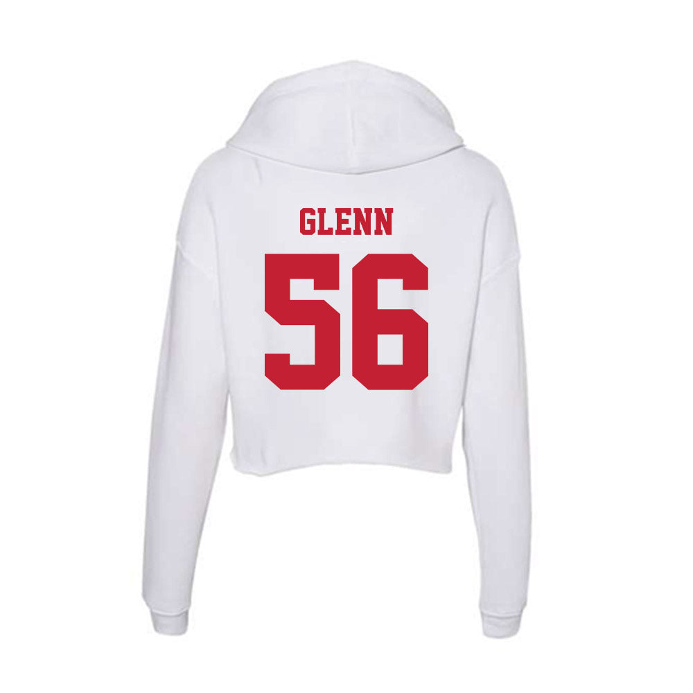 Ball State - NCAA Football : Ameir Glenn - Classic Shersey Women's Crop Fleece Hoodie-1
