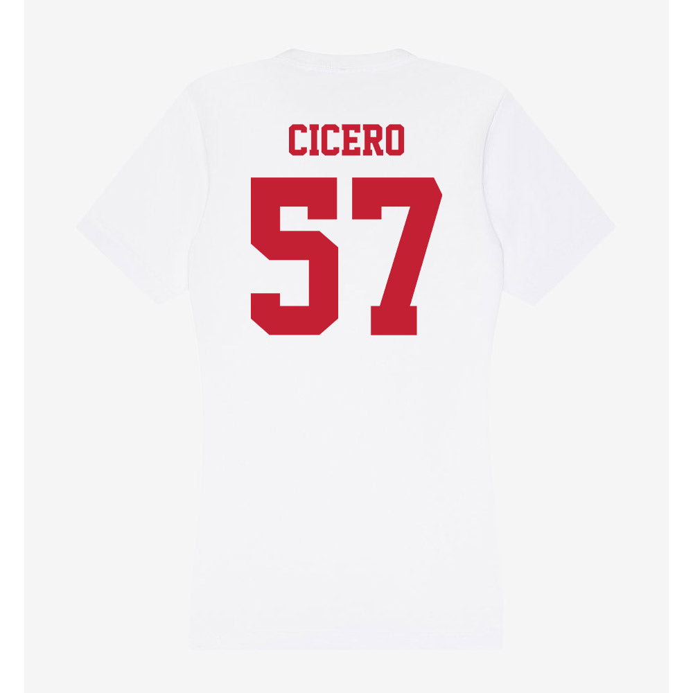 Ball State - NCAA Football : Nolan Cicero - Classic Shersey Women's V-Neck T-Shirt-1