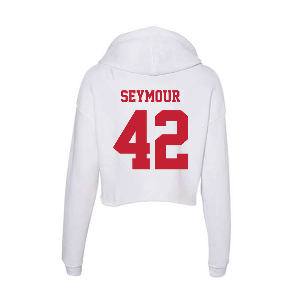 Ball State - NCAA Football : AJ Seymour - Classic Shersey Women's Crop Fleece Hooded Sweatshirt-1