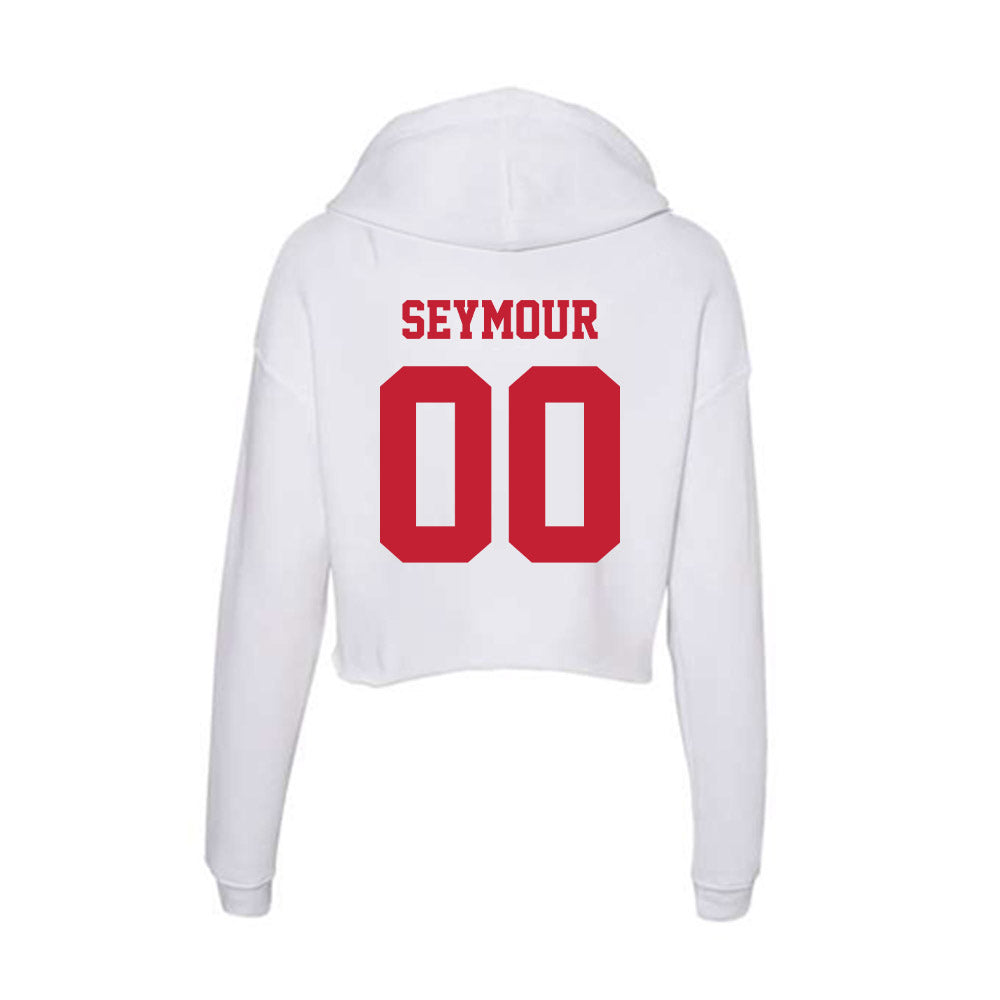 Ball State - NCAA Football : AJ Seymour - Classic Shersey Women's Crop Fleece Hoodie-1