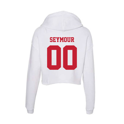 Ball State - NCAA Football : AJ Seymour - Classic Shersey Women's Crop Fleece Hoodie-1