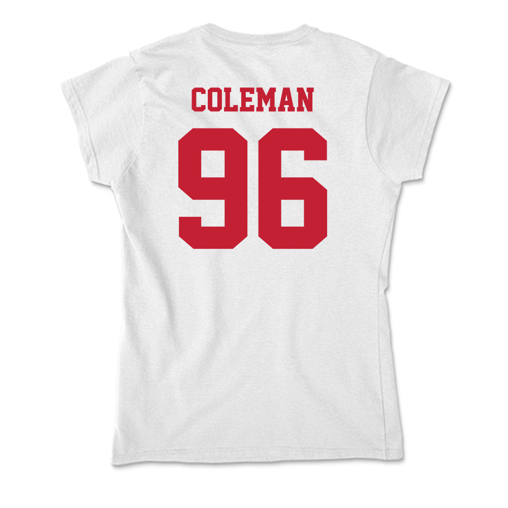 Ball State - NCAA Football : Joshua Coleman - Classic Shersey Soft Style Women’s T-Shirt-1