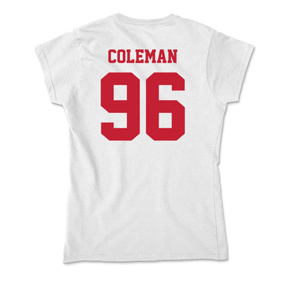 Ball State - NCAA Football : Joshua Coleman - Classic Shersey Soft Style Women’s T-Shirt-1