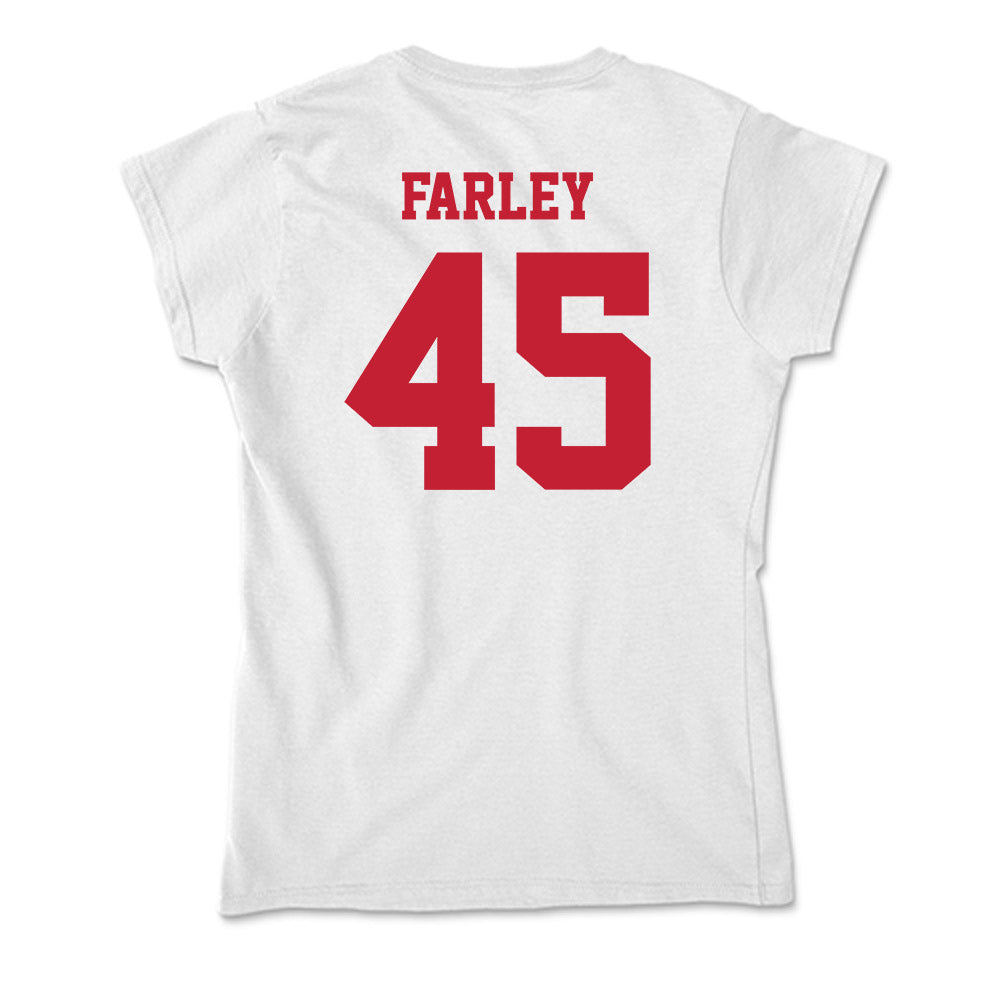 Ball State - NCAA Men's Basketball : Alex Farley - Classic Shersey Soft Style Women’s T-Shirt-1