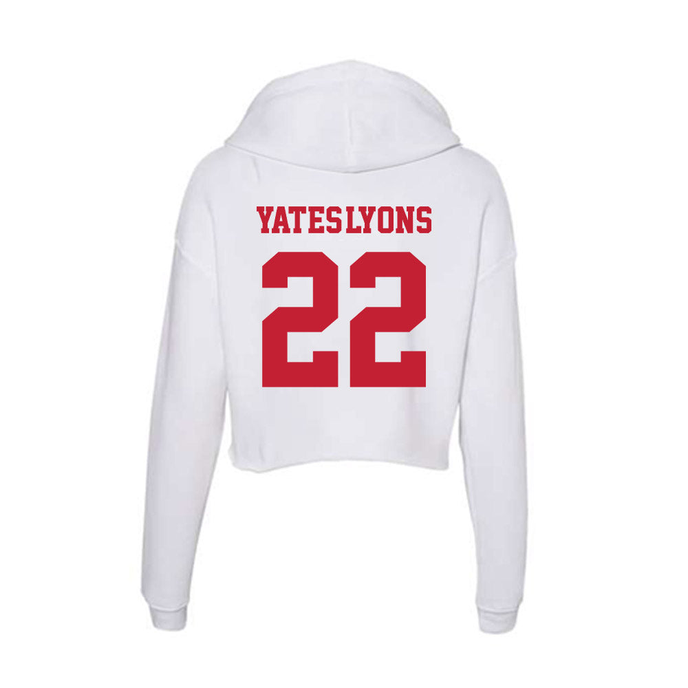 Ball State - NCAA Football : Gavin Yates-Lyons - Classic Shersey Women's Crop Fleece Hoodie-1