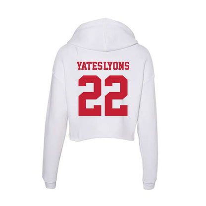 Ball State - NCAA Football : Gavin Yates-Lyons - Classic Shersey Women's Crop Fleece Hoodie-1