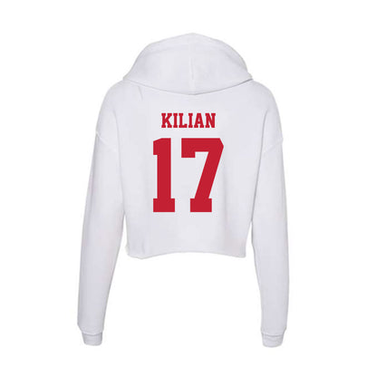 Ball State - NCAA Women's Soccer : Fiona Kilian - Classic Shersey Women's Crop Fleece Hoodie-1