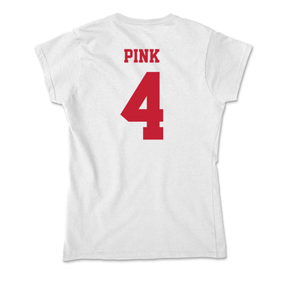 Ball State - NCAA Men's Volleyball : Xander Pink - Classic Shersey Soft Style Women’s T-Shirt-1