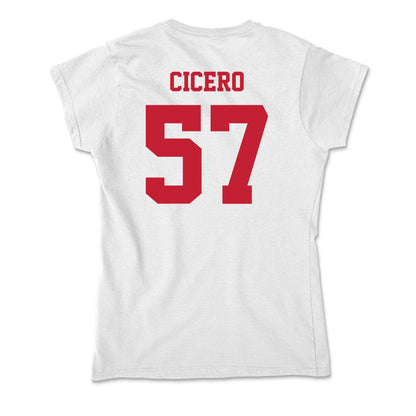 Ball State - NCAA Football : Nolan Cicero - Classic Shersey Soft Style Women’s T-Shirt-1