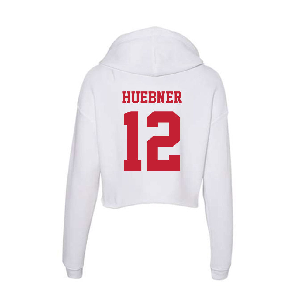 Ball State - NCAA Baseball : Brayden Huebner - Classic Shersey Women's Crop Fleece Hoodie-1