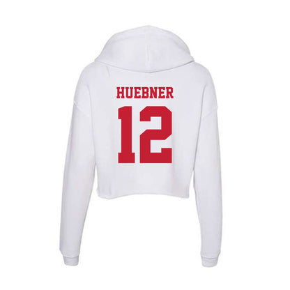 Ball State - NCAA Baseball : Brayden Huebner - Classic Shersey Women's Crop Fleece Hoodie-1
