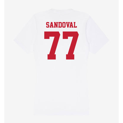 Ball State - NCAA Football : Misael Sandoval - Classic Shersey Women's V-Neck T-Shirt-1