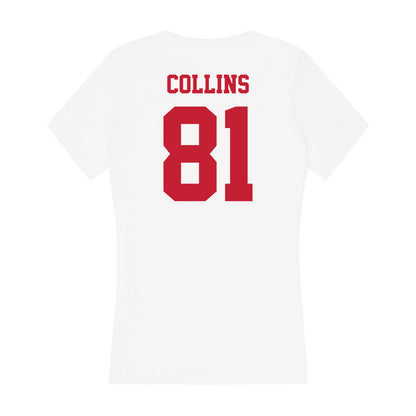 Ball State - NCAA Football : Leo Collins - Classic Shersey Women's V-Neck T-Shirt-1