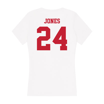 Ball State - NCAA Men's Basketball : Mason Jones - Classic Shersey Women's V-Neck T-Shirt-1
