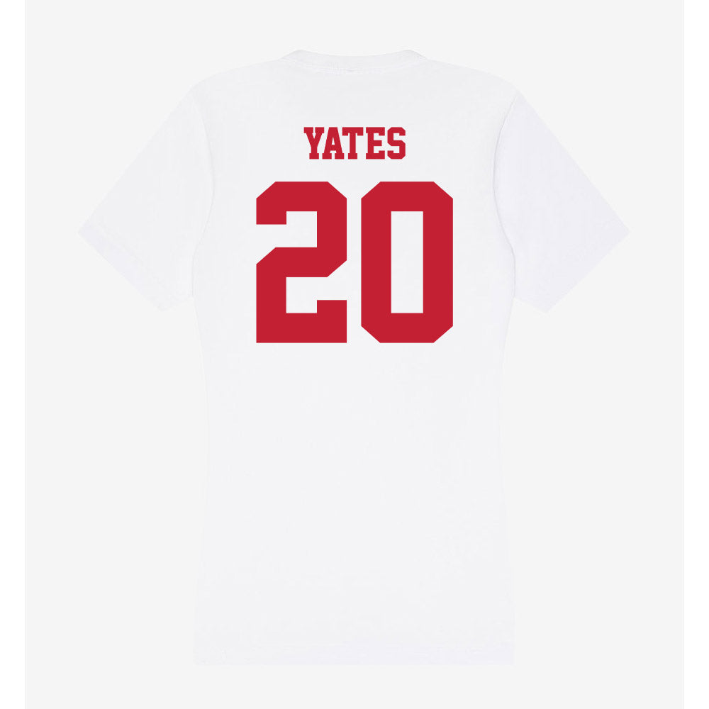 Ball State - NCAA Football : Willizhuan Yates - Classic Shersey Women's V-Neck T-Shirt-1