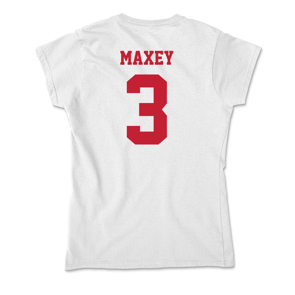 Ball State - NCAA Men's Basketball : Juwan Maxey - Classic Shersey Soft Style Women’s T-Shirt-1