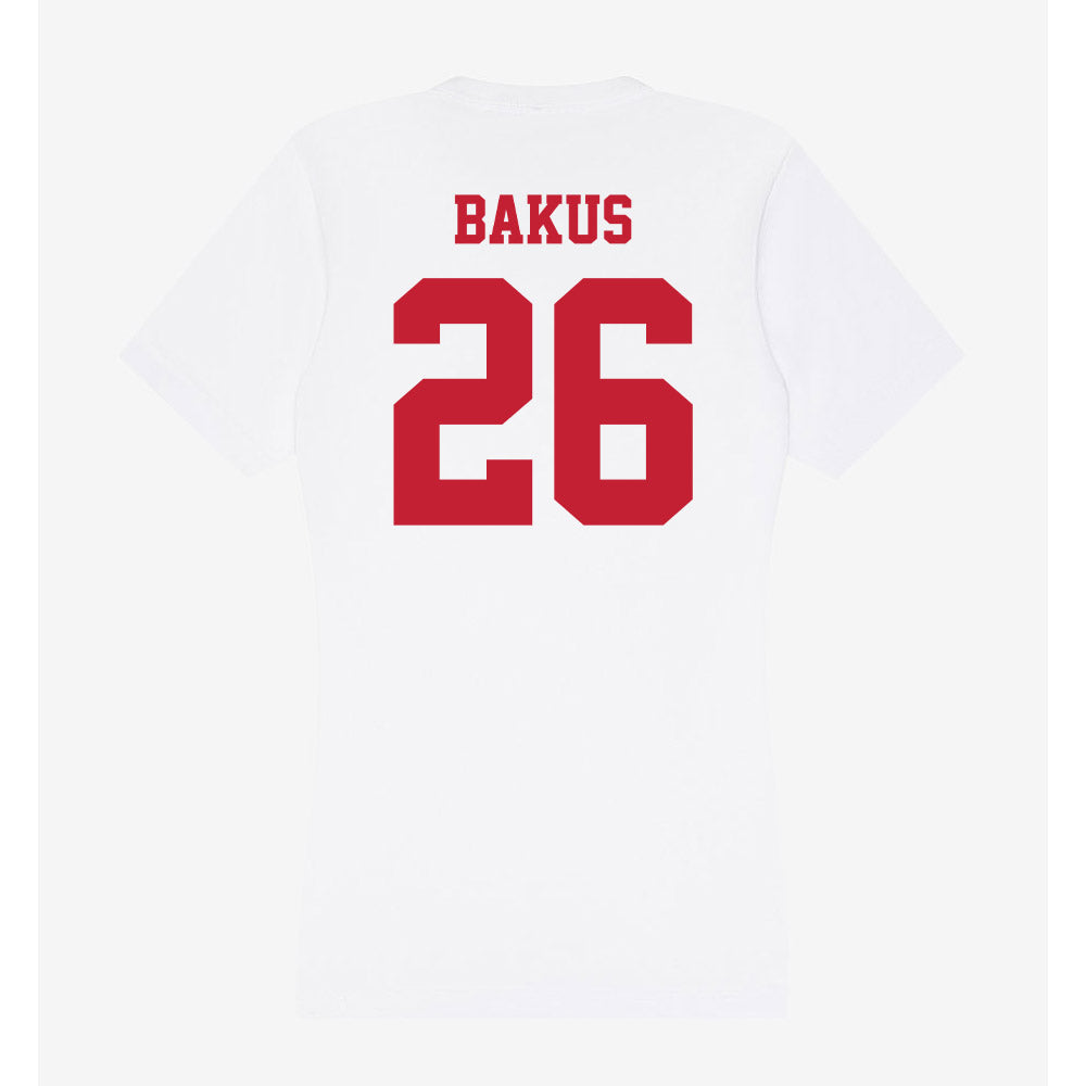Ball State - NCAA Baseball : Jack Bakus - Classic Shersey Women's V-Neck T-Shirt-1