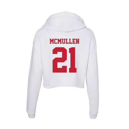 Ball State - NCAA Football : Anthony McMullen - Classic Shersey Women's Crop Fleece Hoodie-1