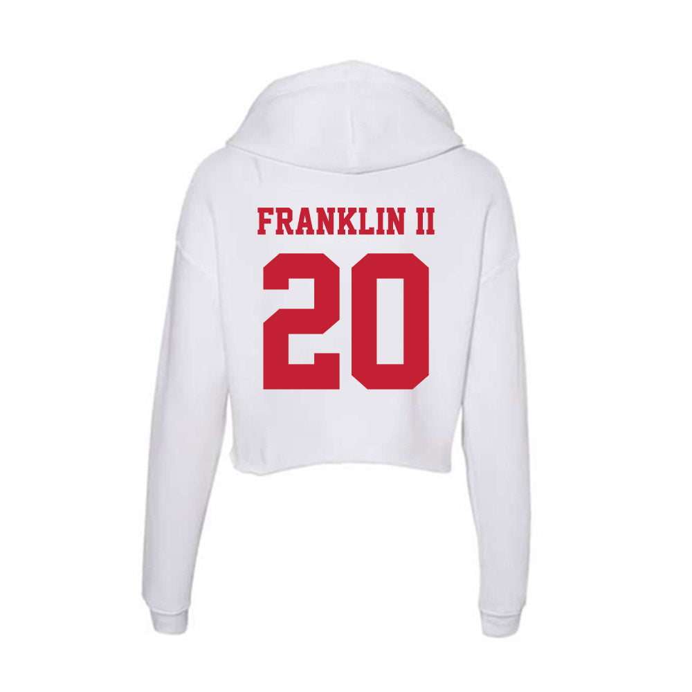 Ball State - NCAA Football : Cedric Franklin II - Classic Shersey Women's Crop Fleece Hoodie-1