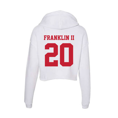 Ball State - NCAA Football : Cedric Franklin II - Classic Shersey Women's Crop Fleece Hoodie-1